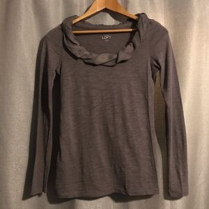 LOFT LONG SLEEVE TOP XS